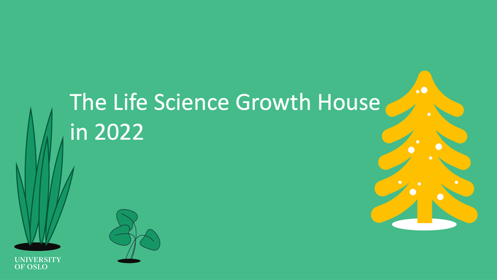 Illustration with text:?The Life Science Growth House in 2022