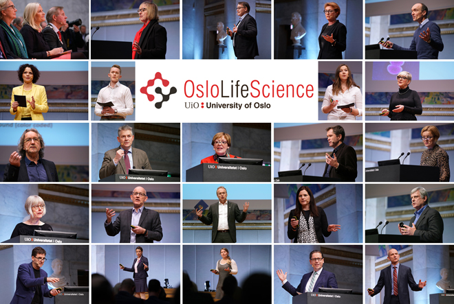 Collage speakers Oslo Life Science 2017
