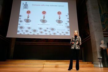 Johanna Olweus, Adjunct Professor at the Institute of Clinical Medicine, University of Oslo, and head of the K.G. Jebsen Centre for Cancer Immunotherapy. Watch her talk. Download presentation (PDF).