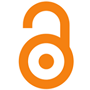 Open Access-logo oransj p? hvitt grunn