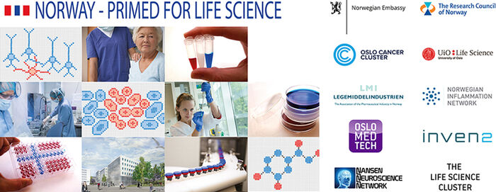 Logoer norske akt?rer Nordic Life Science Days