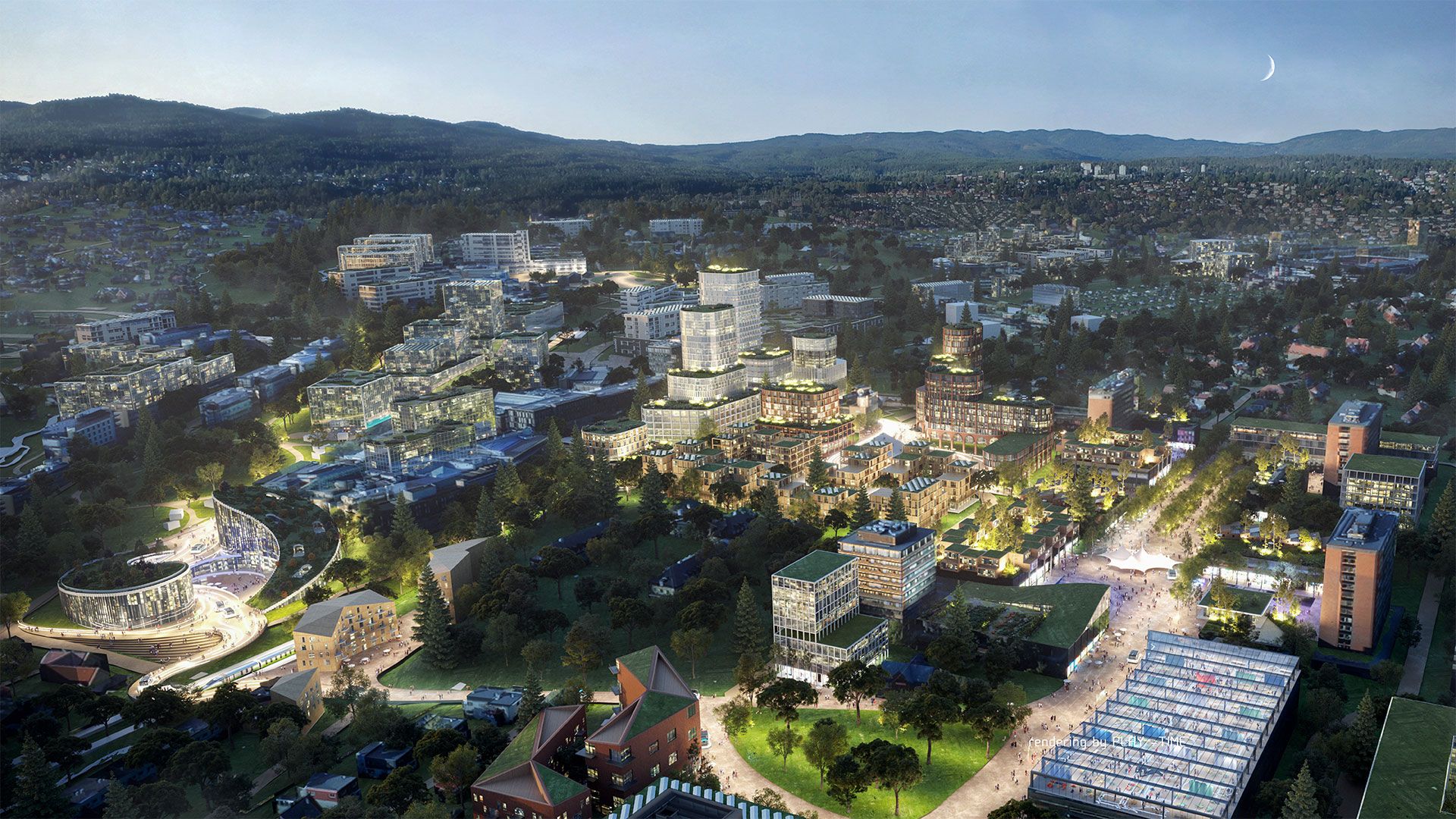 Oslo Science City possible future overview