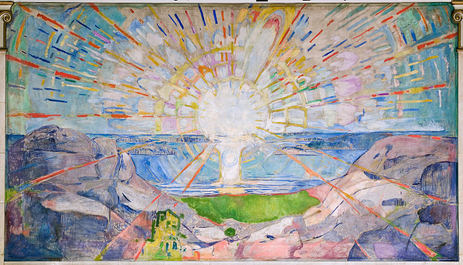 Solen, et maleri av Edvard Munch