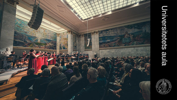 The Norwegian Soloist Choir in the University aula