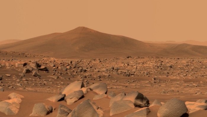 bilde tatt av Mars-roveren Perseverance