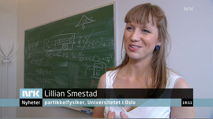 Stillbilde av Lillan Smetsad som intervjues p? NRK Nyheter