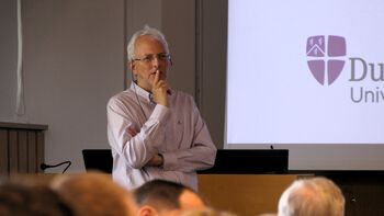 Professor Martin Clayton, Durham University, held the second keynote lecture, &quot;Entrainment in natural musical performances&quot;.
