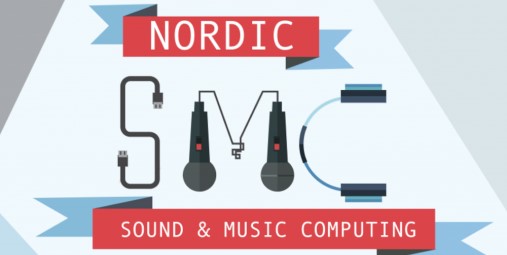 NORDIC st?r det med bokstaver. Og Mikrofoner. NordicSMC logo.